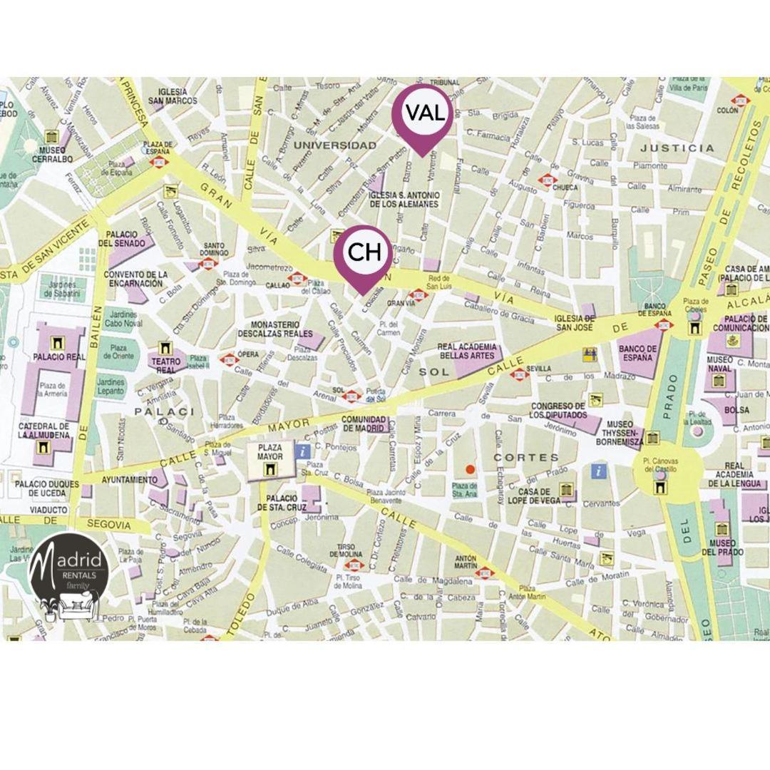 Nuevo Apartamento En Madrid Centro A 2 Calles De Gran Via Esterno foto